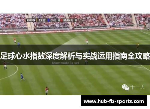足球心水指数深度解析与实战运用指南全攻略